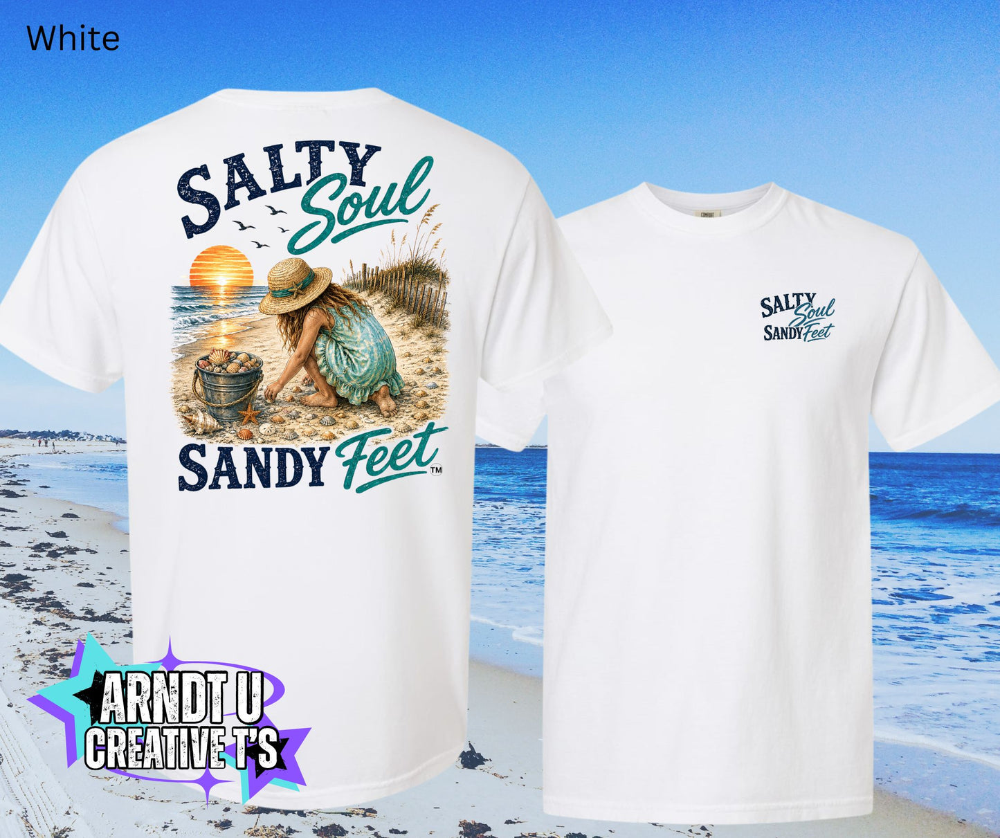 Salty Soul Sandy Feet Collecting Shells
