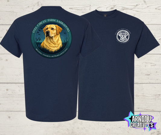 Full Circle Farm Labradors Yellow Lab Short Sleeve