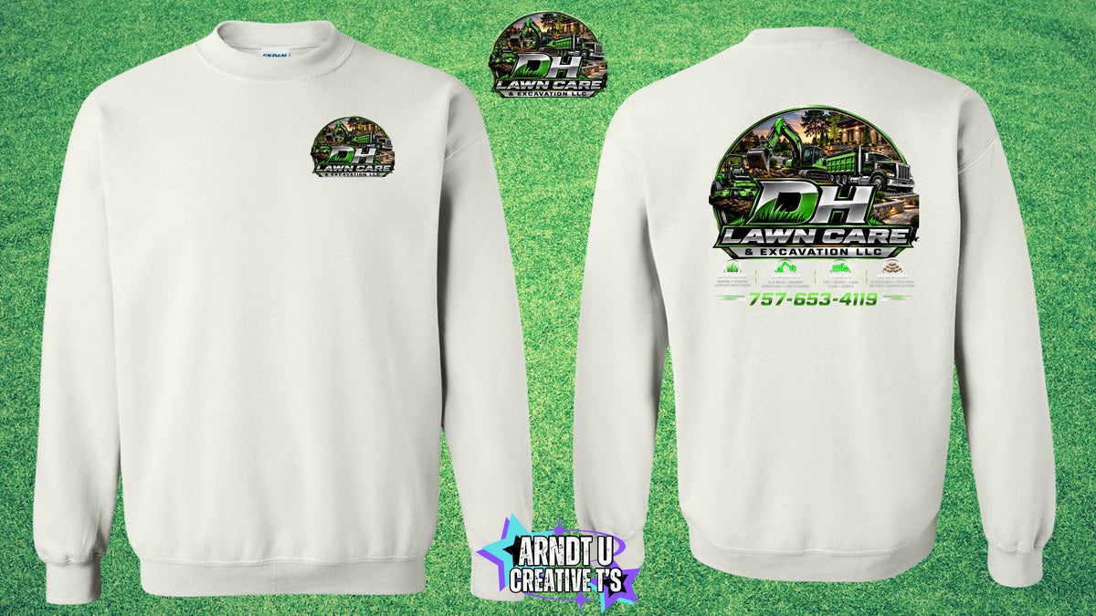 DH Lawn Care & Excavation LLC Crewneck Sweatshirt