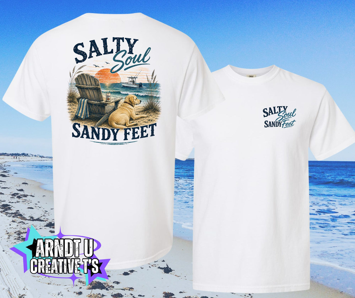 Salty Soul Sandy Feet Yellow Lab