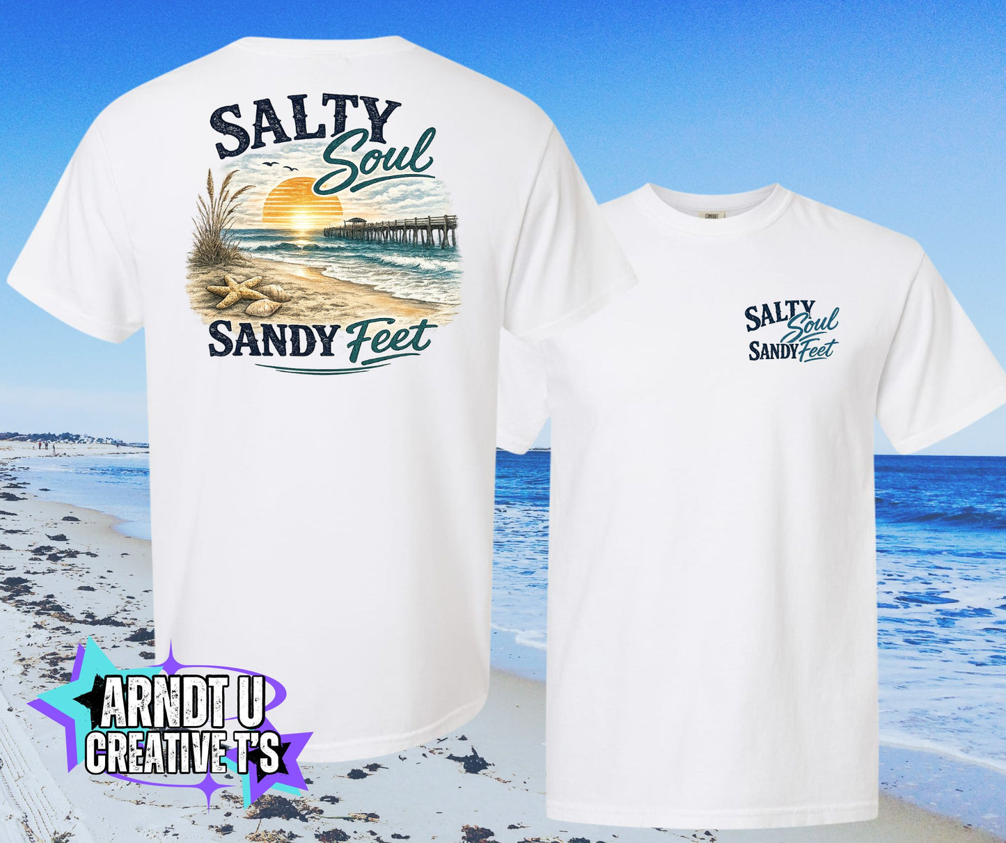Salty Soul Sandy Feet Pier Time