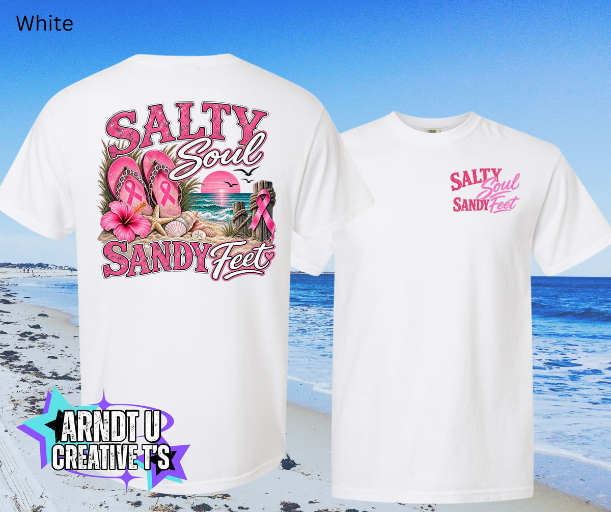 Salty Soul Sandy Feet Breast Cancer Awareness