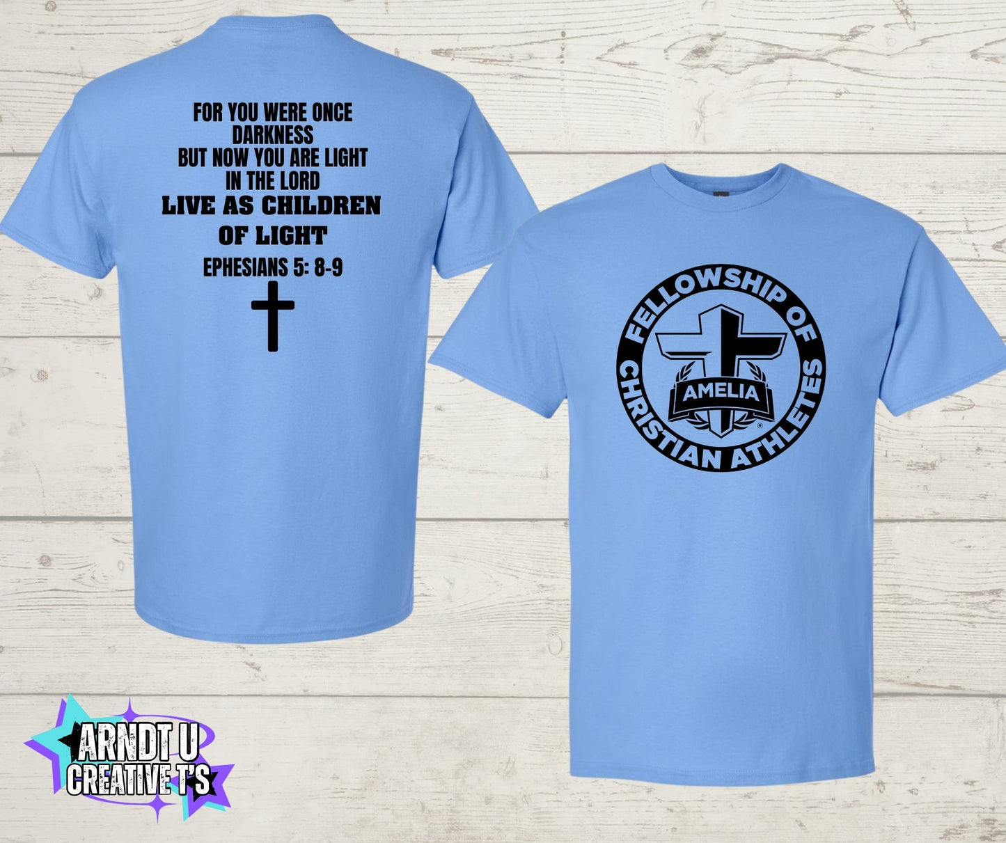 AMELIA FELLOWSHIP OF CHRISTIAN ATHLETES SHORT SLEEVE