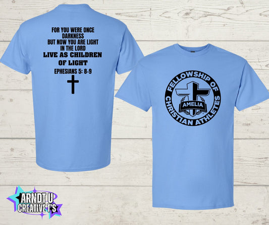 AMELIA FELLOWSHIP OF CHRISTIAN ATHLETES SHORT SLEEVE