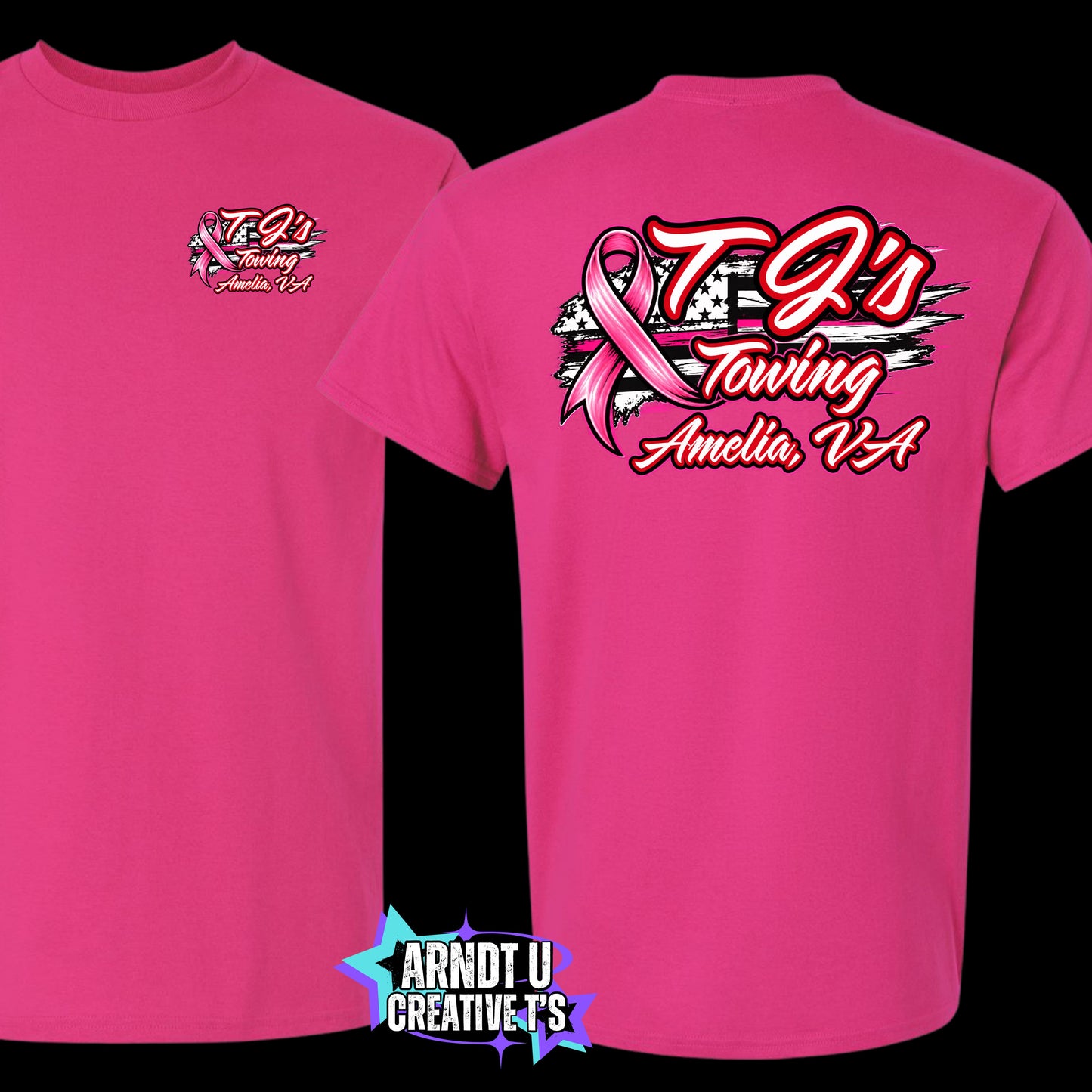 TJ's Towing Supporting Breast Cancer