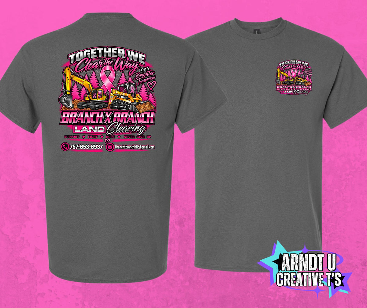 Breast Cancer Awareness BXB Land Clearing Short Sleeve
