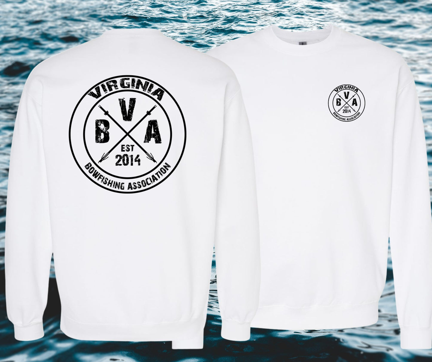 Virginia Bowfishing Assoc. Crewneck Sweatshirt
