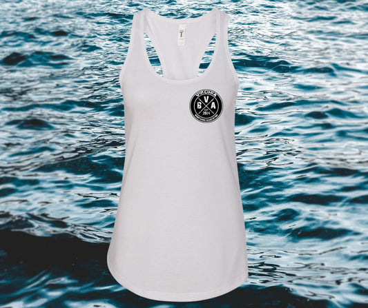 Virginia Bowfishing Assoc. Ladies Razor Bank Tank Tops