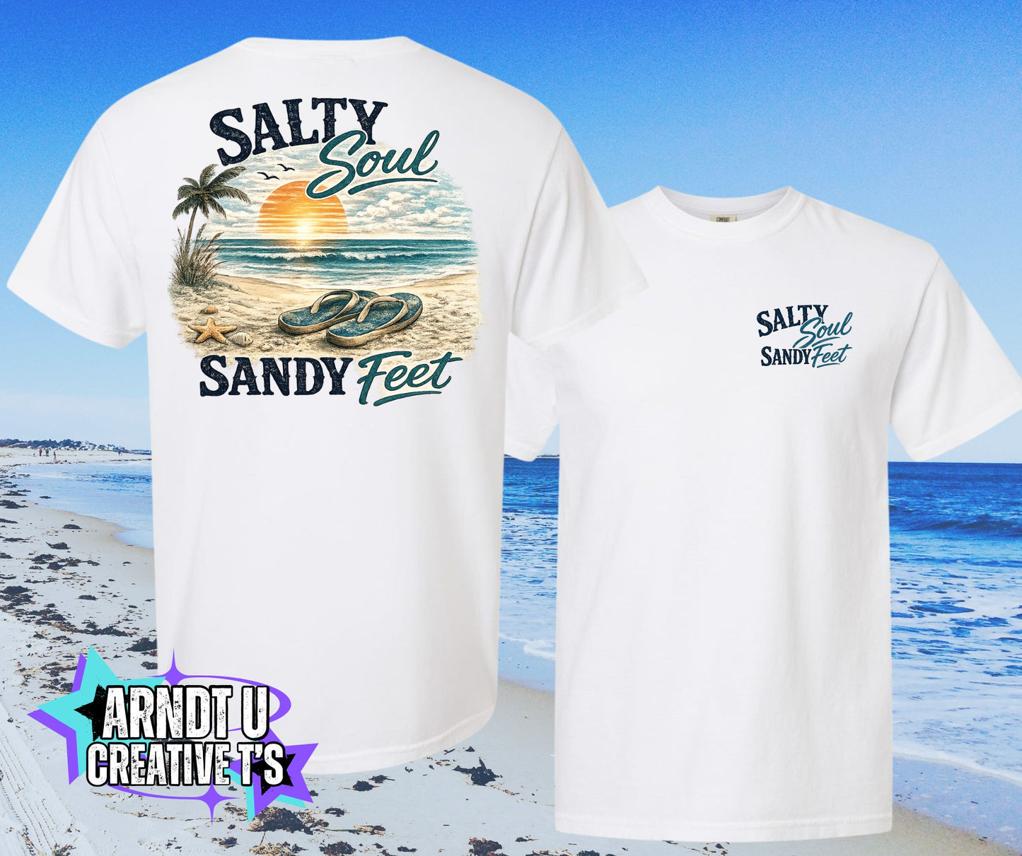 Salty Soul Sandy Feet Flip Flops