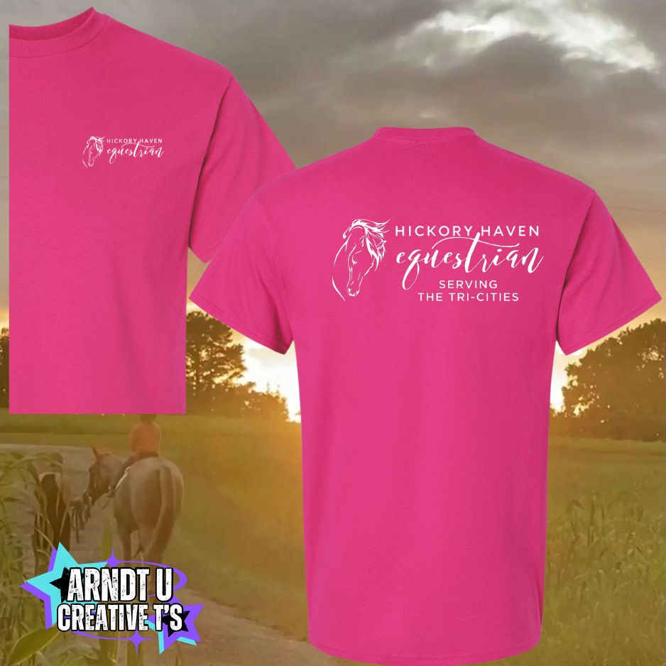 Youth Hickory Havens Short Sleeve-White Writing