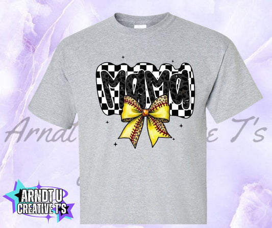 Softball Bow Mama