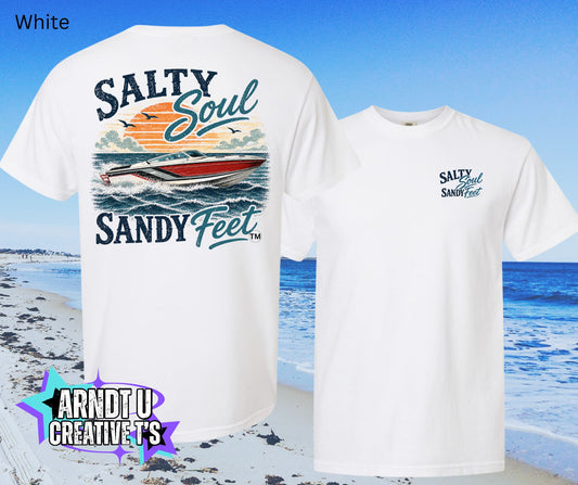Salty Soul Sandy Feet Speed Boat