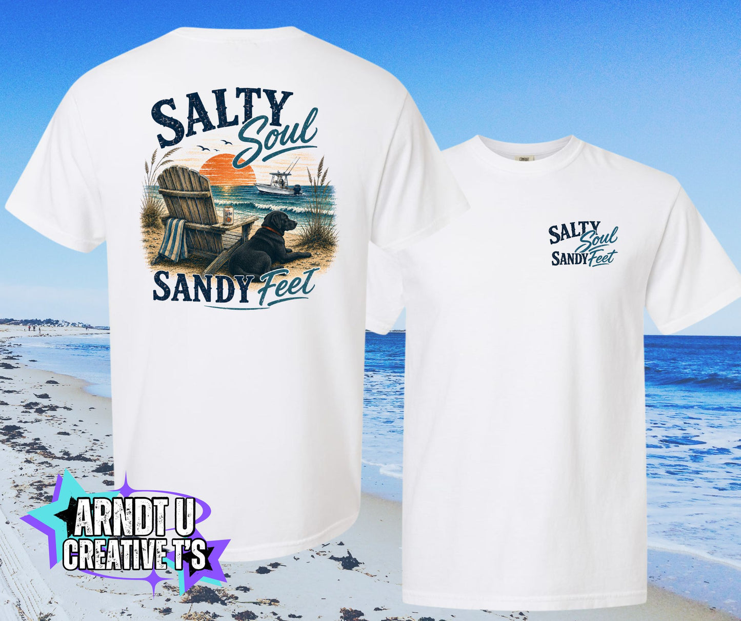 Salty Soul Sandy Feet Black Lab