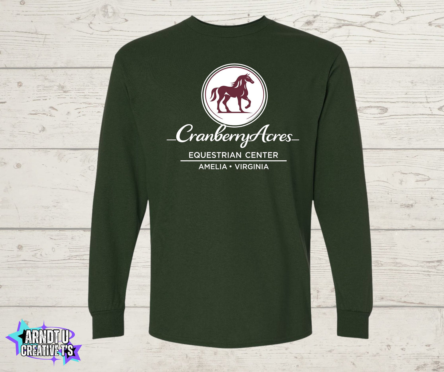 Cranberry Acres Long Sleeve Front Only