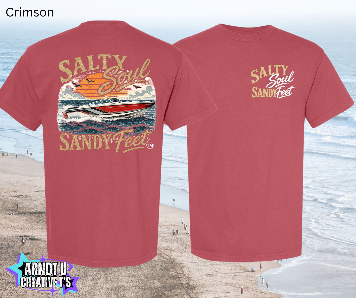 Salty Soul Sandy Feet Speed Boat