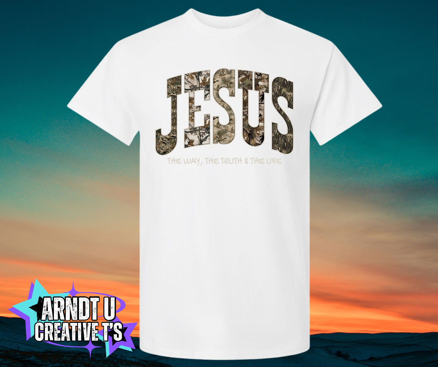 Jesus The Way the Truth Camo