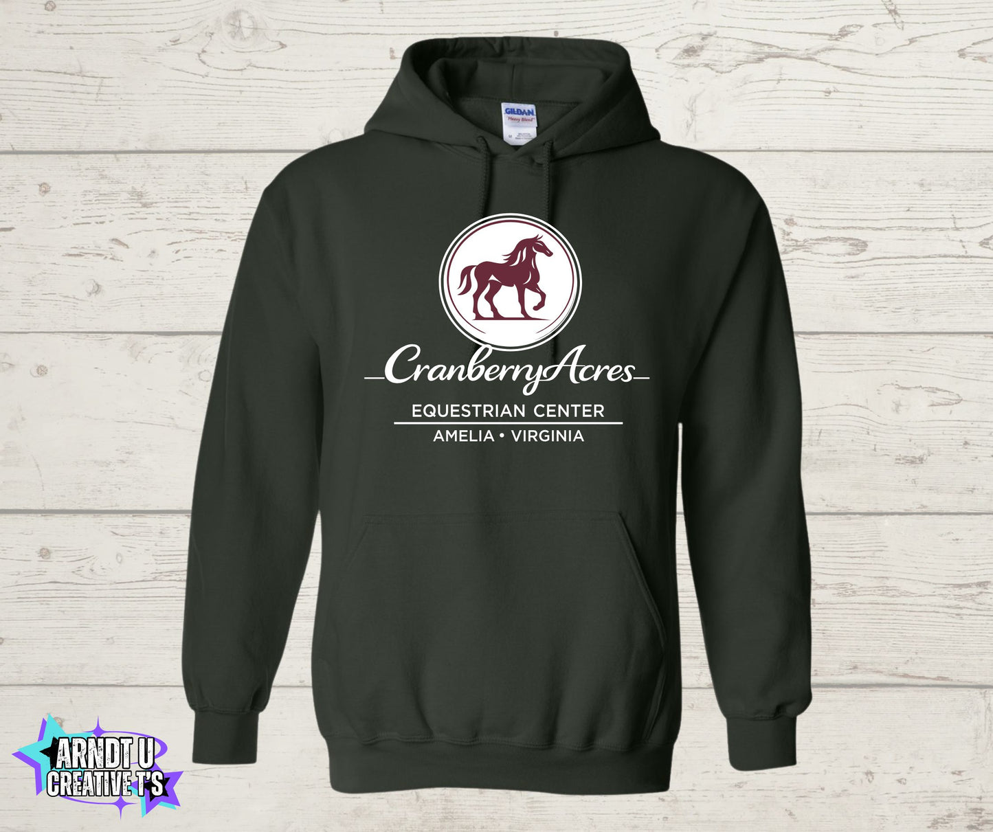Cranberry Acres Gildan Hoodies Front Only