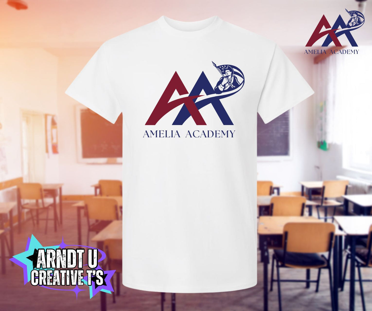 Youth Amelia Academy Front Logo