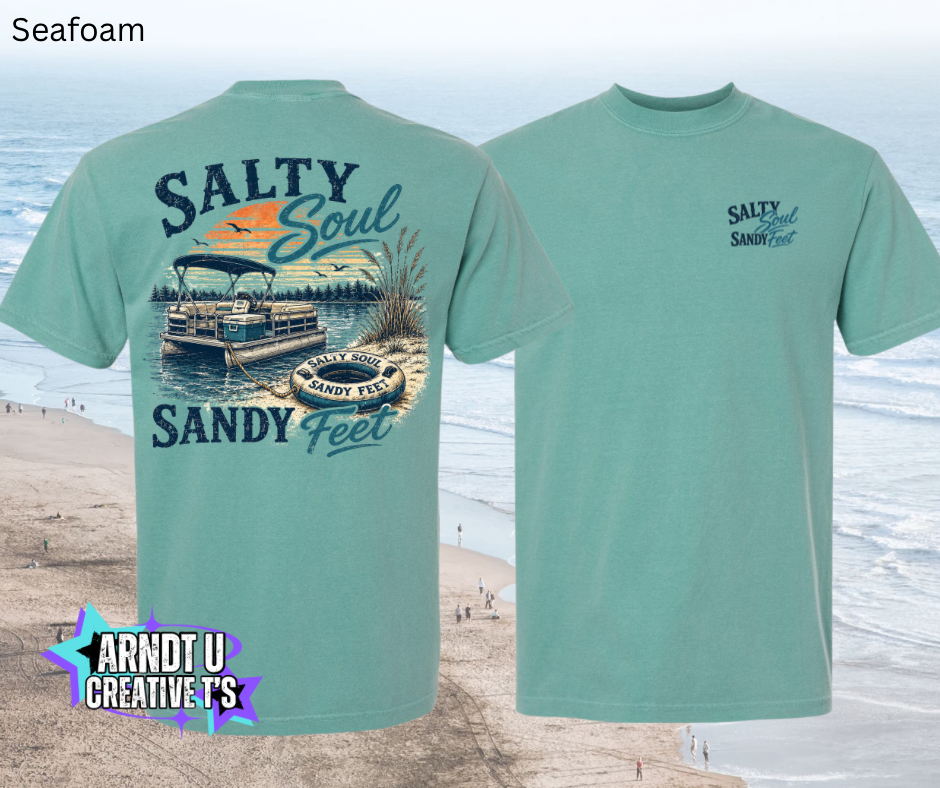 Salty Soul Sandy Feet Pontoon