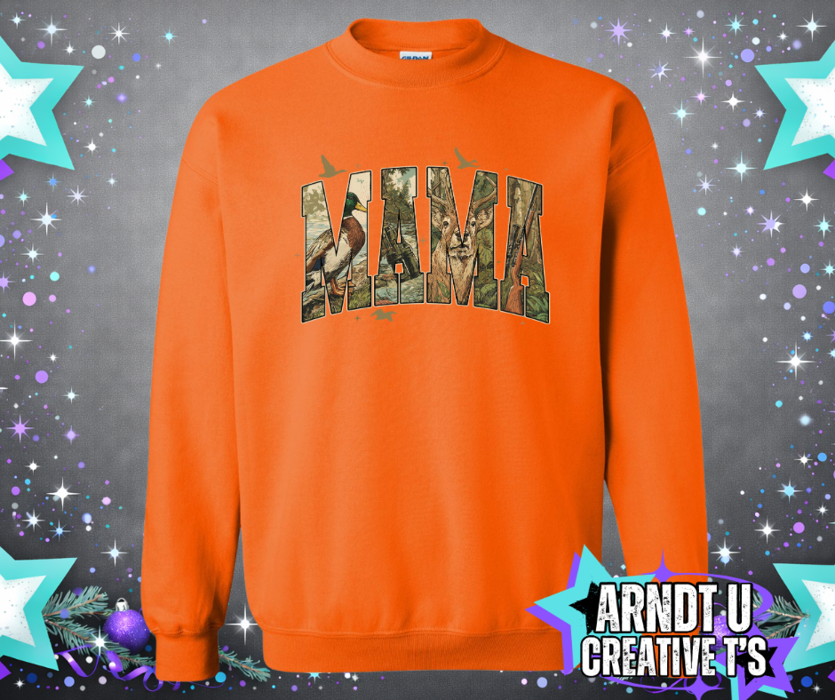Animal Camo Mama Sweatshirts