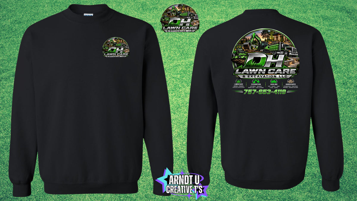 DH Lawn Care & Excavation LLC Crewneck Sweatshirt