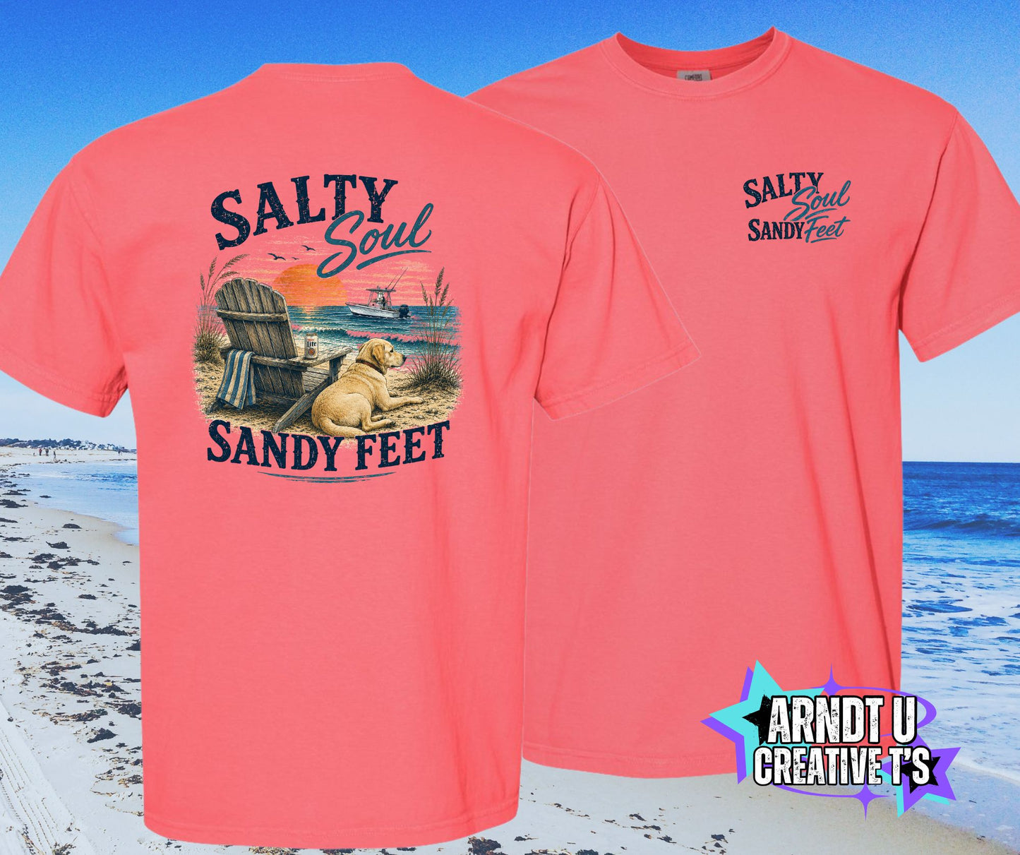 Salty Soul Sandy Feet Yellow Lab