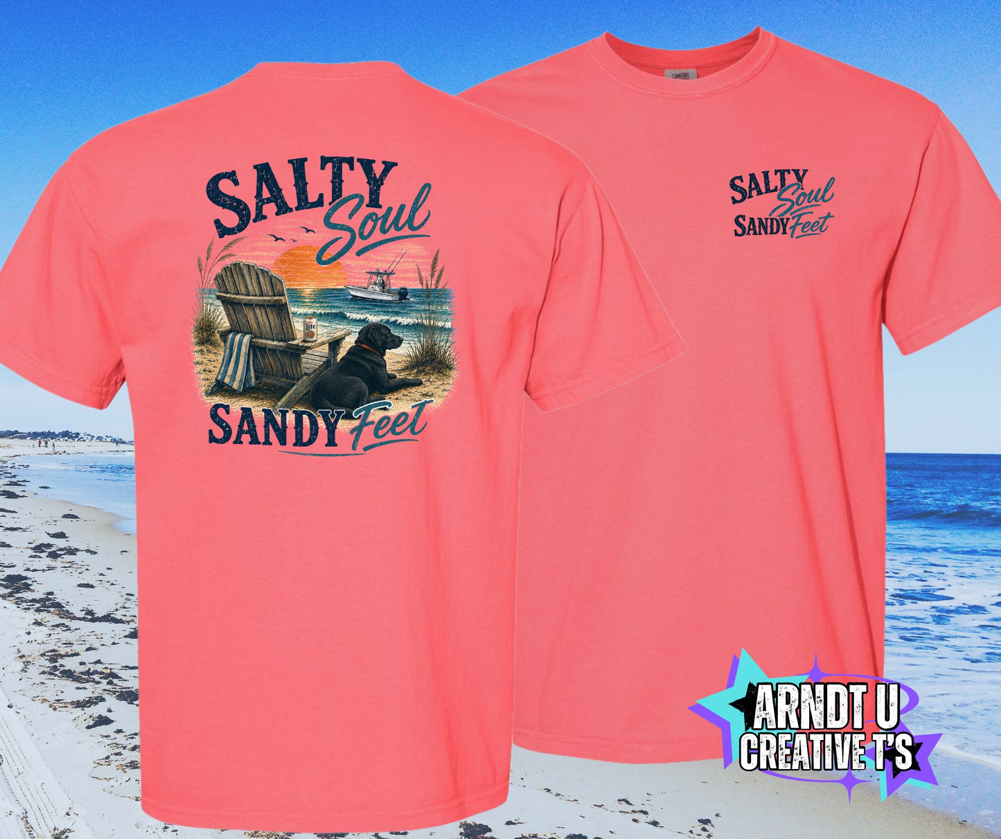 Salty Soul Sandy Feet Black Lab