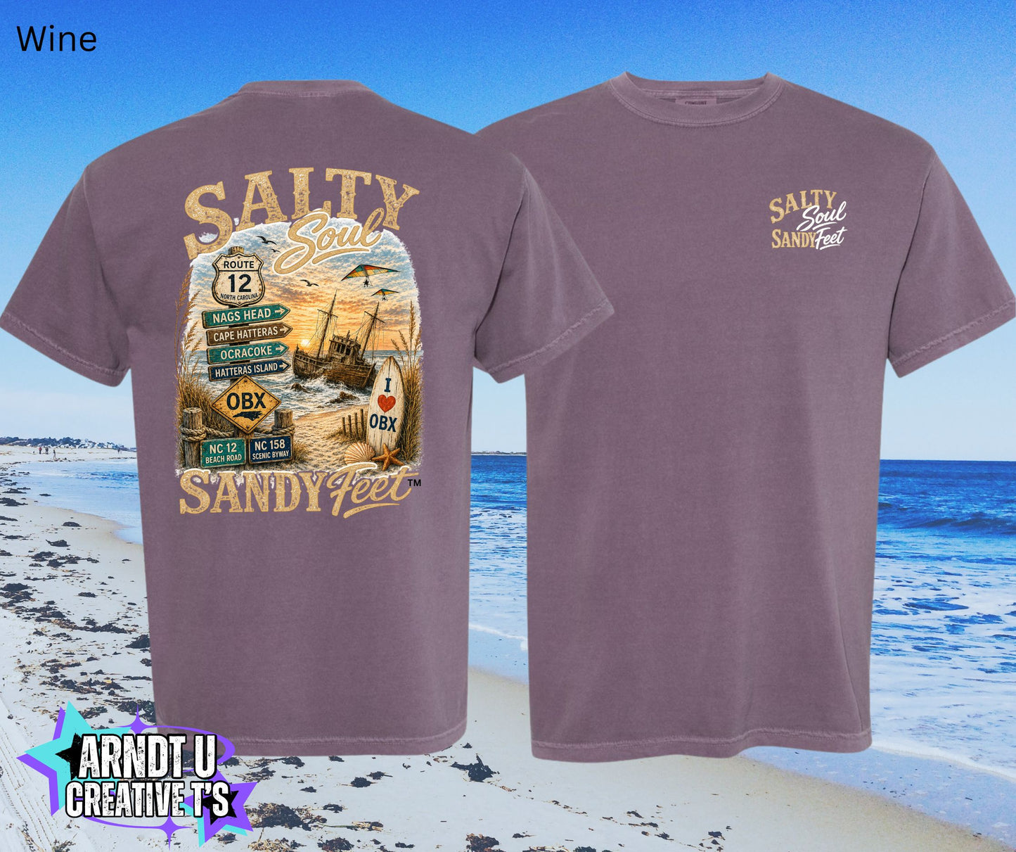Salty Soul Sandy Feet Road Signs