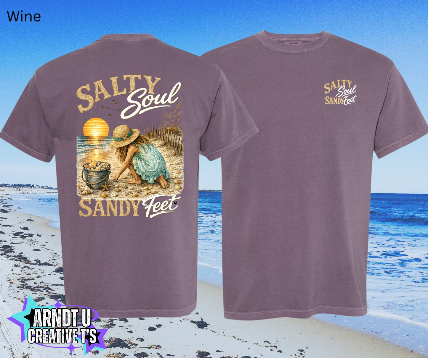Salty Soul Sandy Feet Collecting Shells