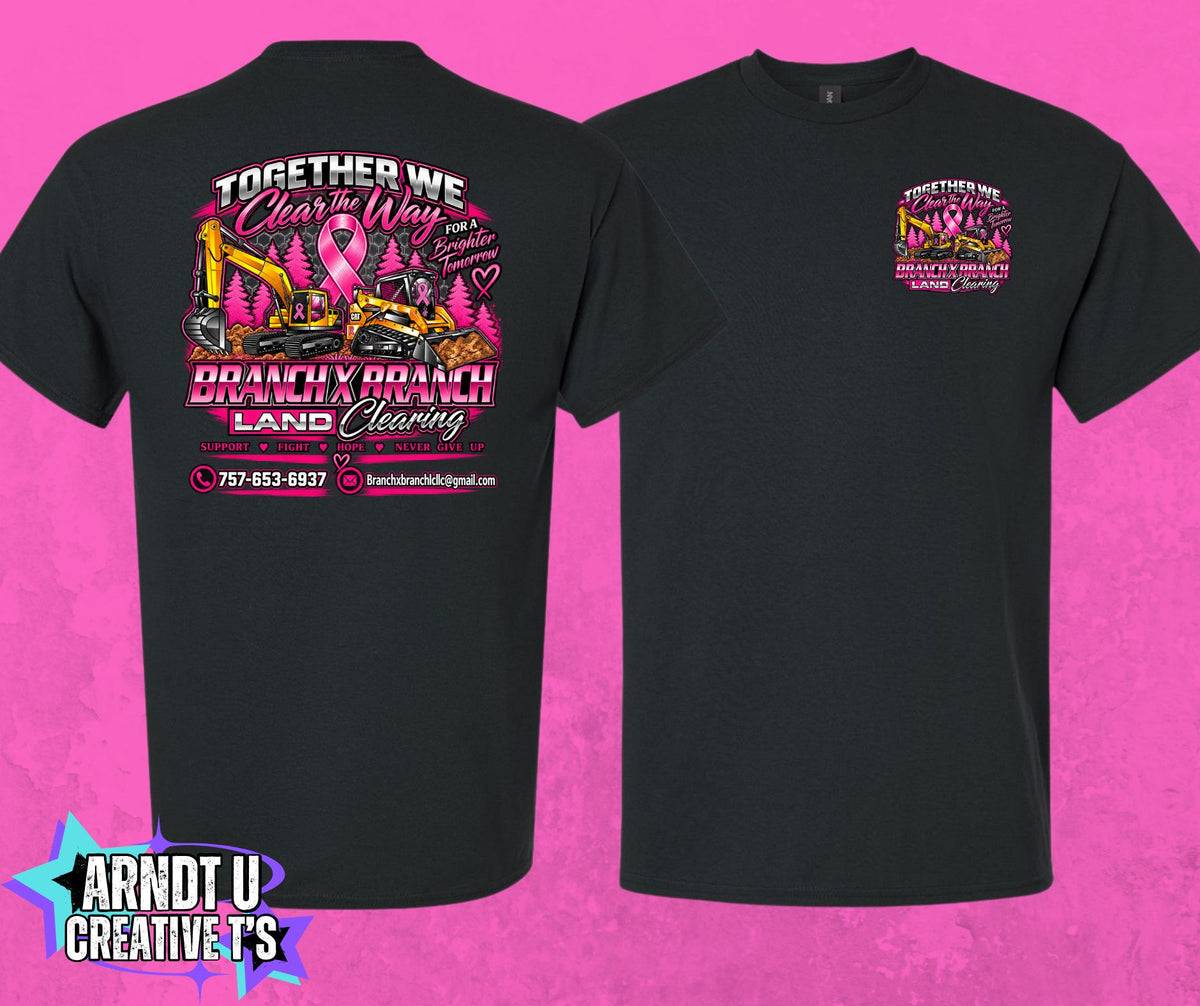 Breast Cancer Awareness BXB Land Clearing Short Sleeve