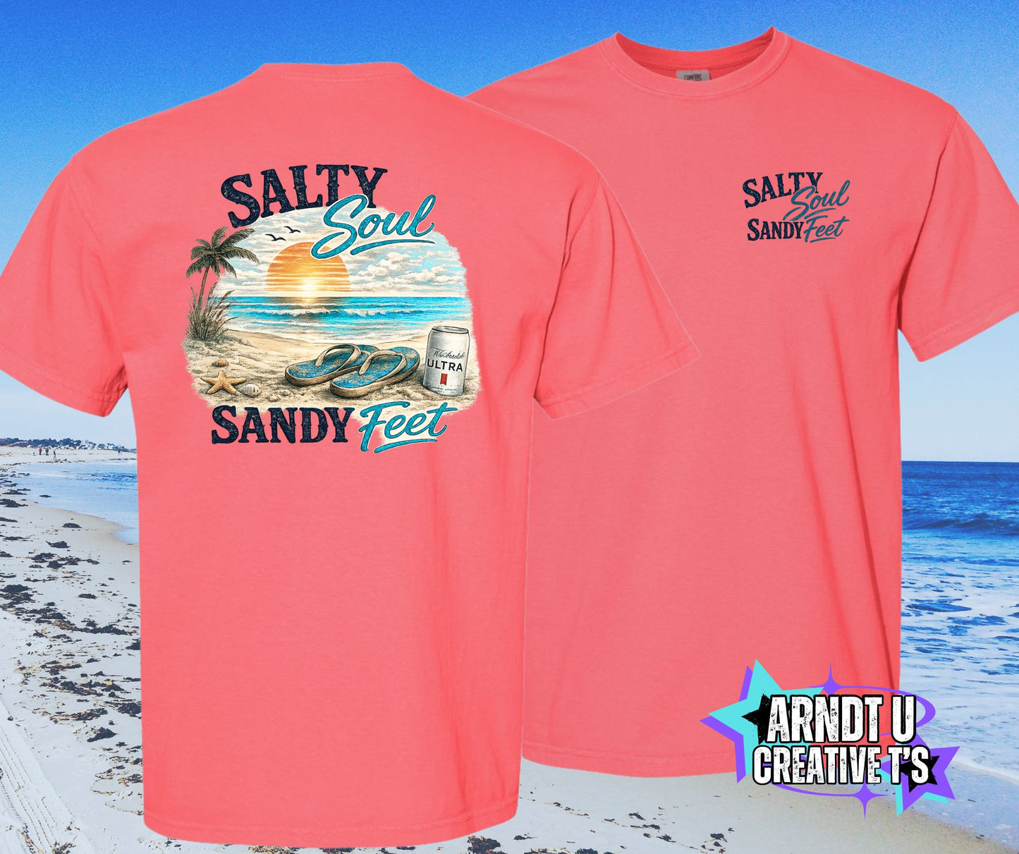 Salty Soul Sandy Feet Flips Flops & a MU