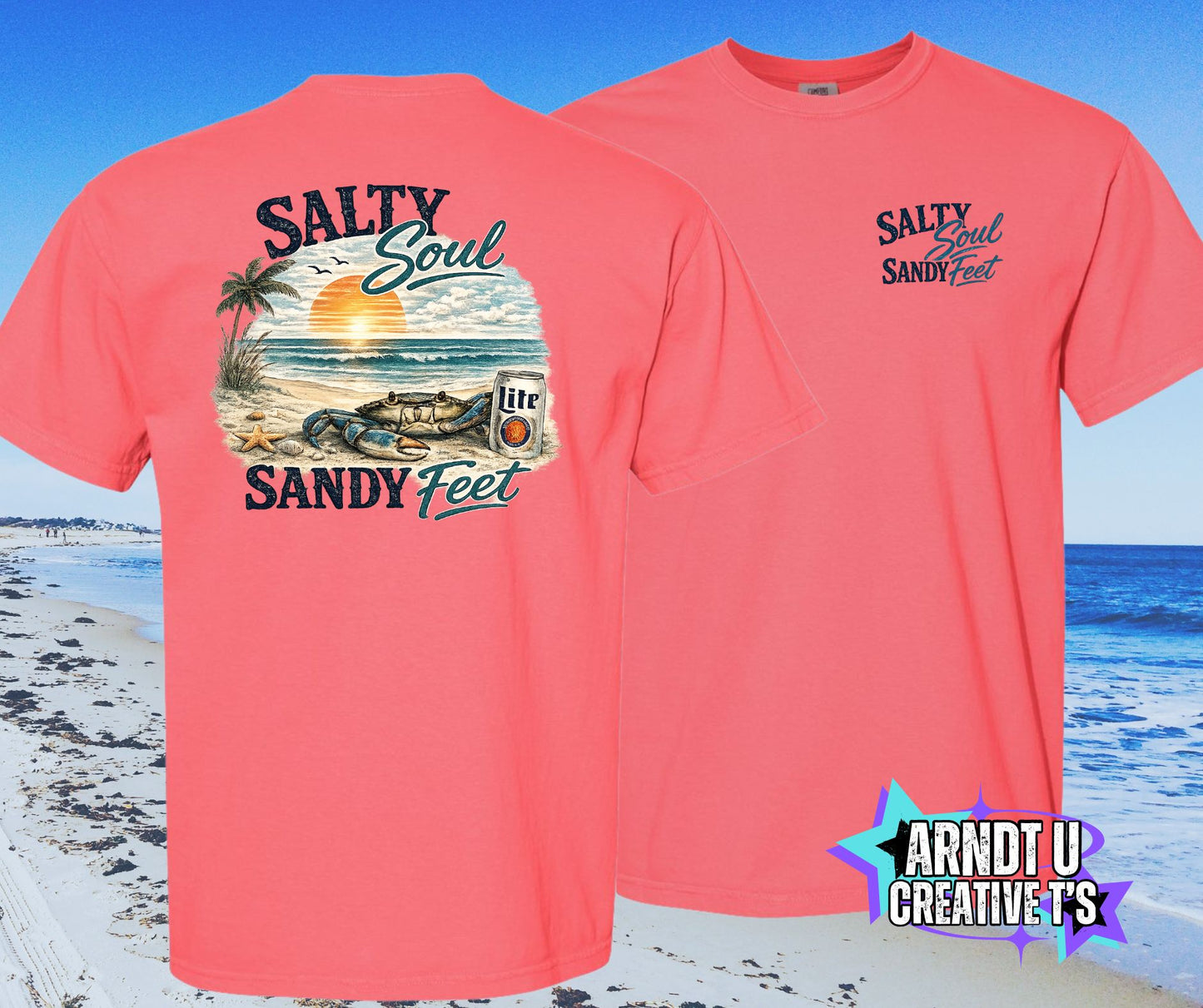 Salty Soul Sandy Feet Crabby With a ML