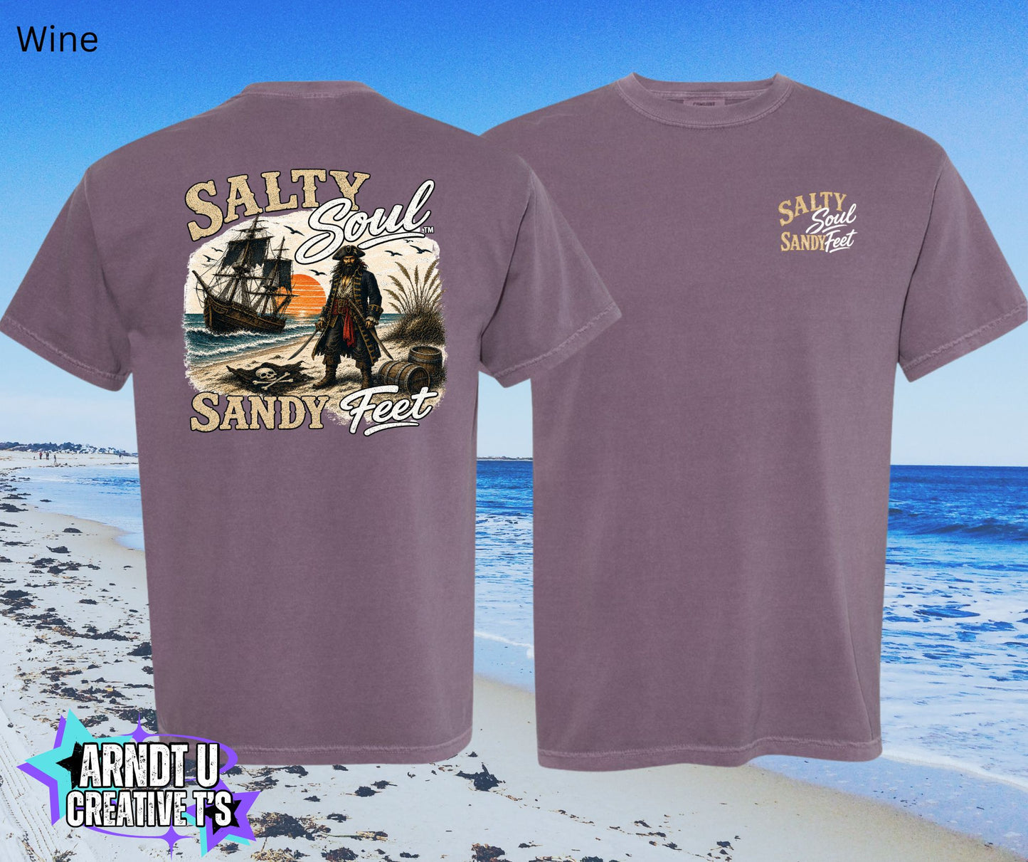 Salty Soul Sandy Feet Pirates