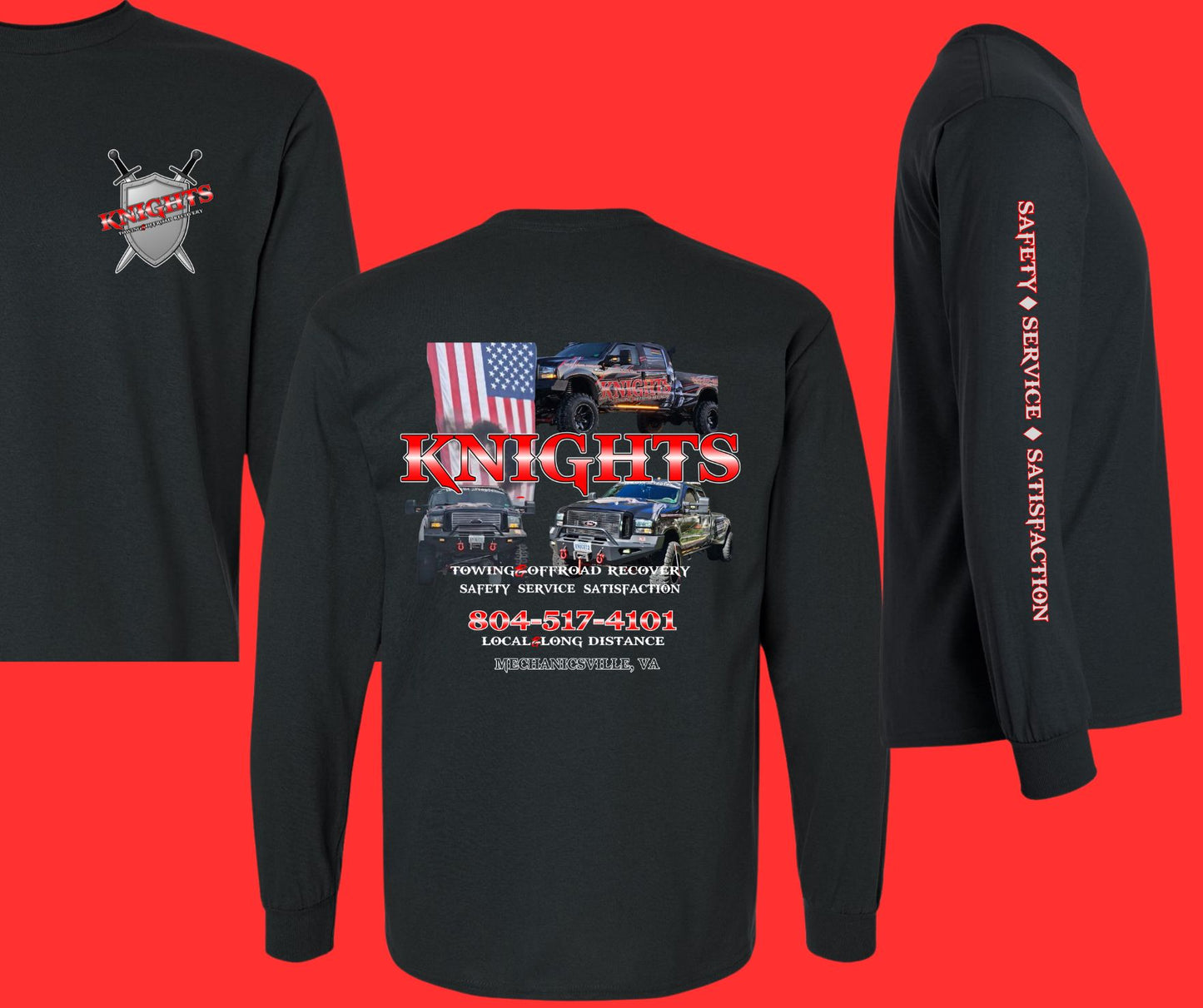 Adult Knights Towing Long Sleeve