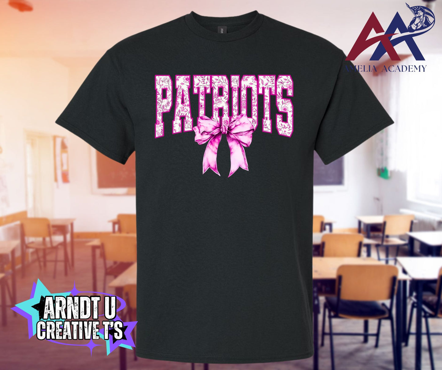 Youth Patriots Pink Bow