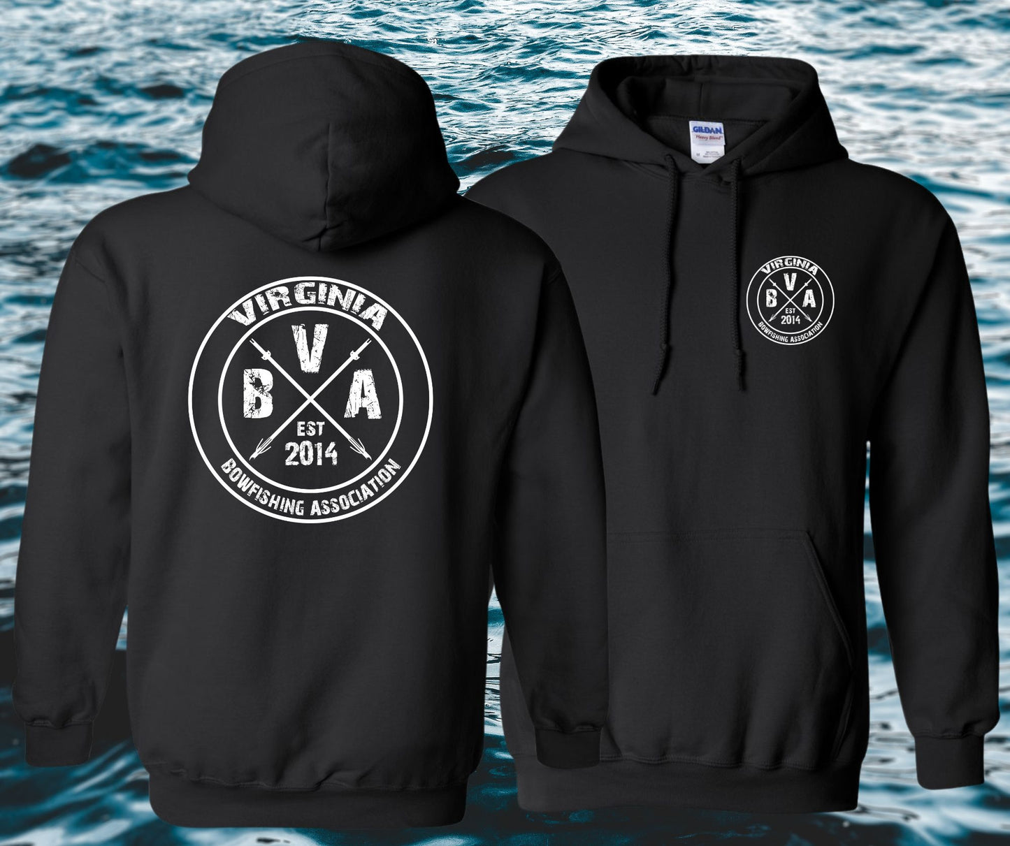 Virginia Bowfishing Assoc. Gildan Hoodies