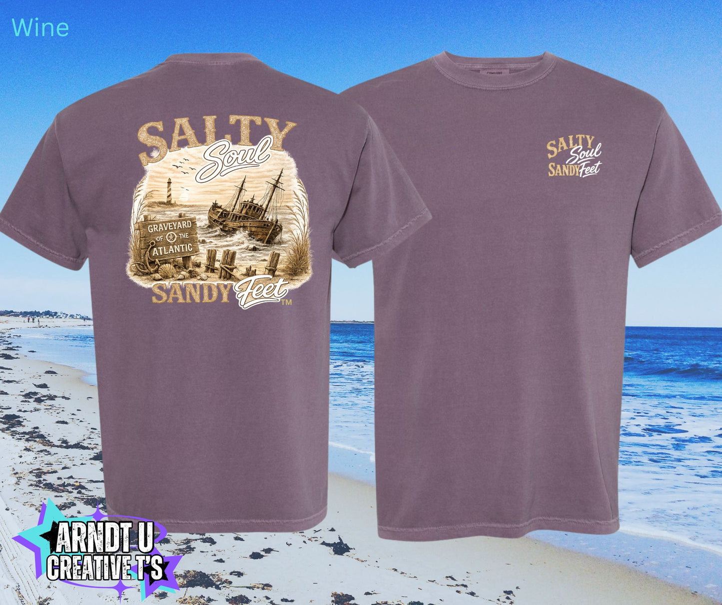 Salty Soul Sandy Feet Atlantic Graveyard