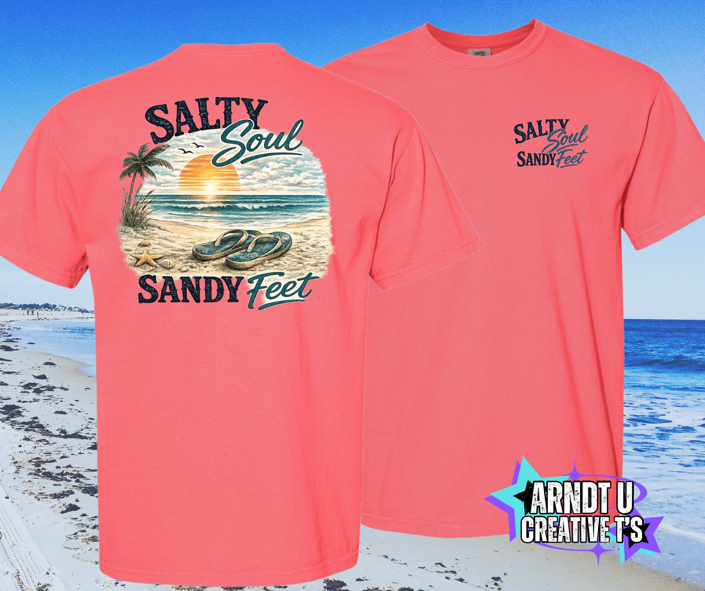 Salty Soul Sandy Feet Flip Flops