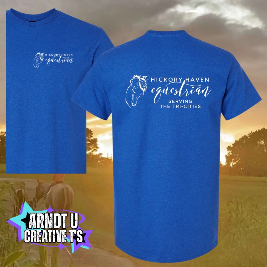 Youth Hickory Havens Short Sleeve-White Writing