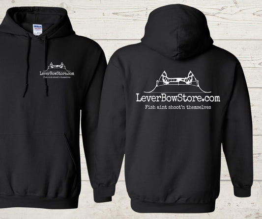 LeverBowStore.com Hoodies (White Logo)