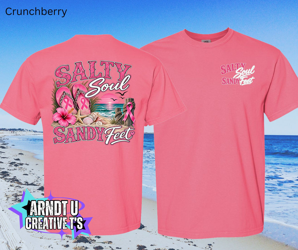 Salty Soul Sandy Feet Breast Cancer Awareness