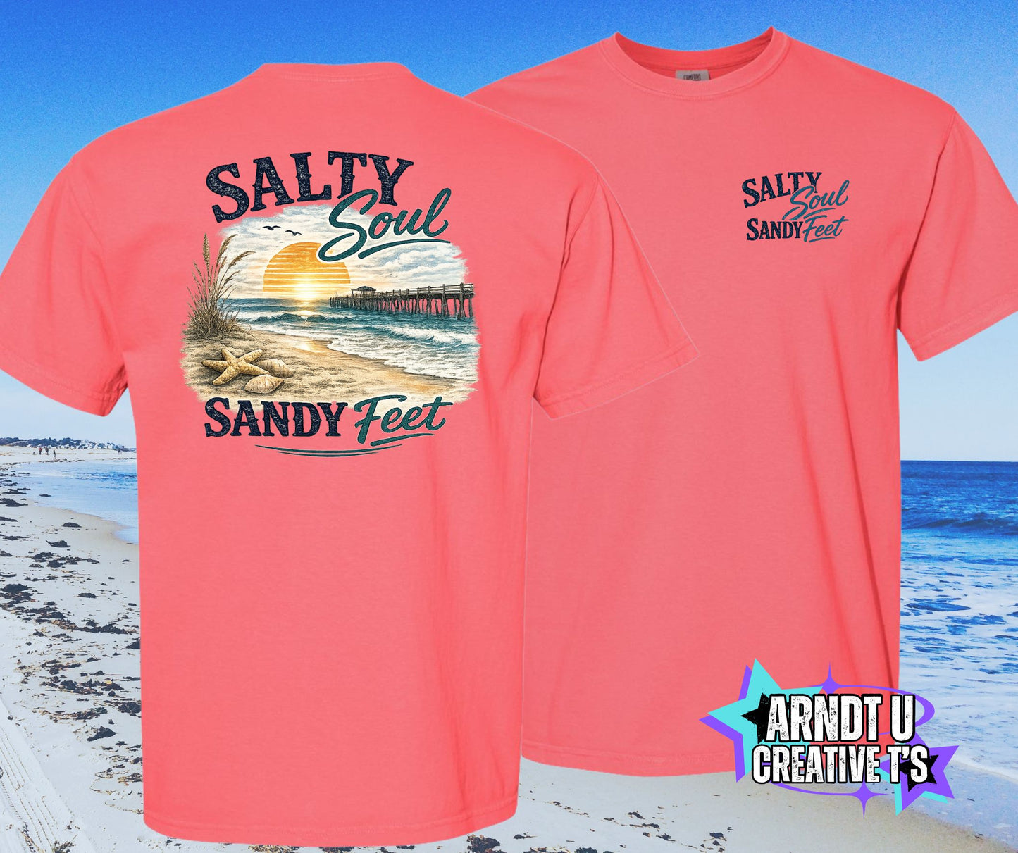 Salty Soul Sandy Feet Pier Time