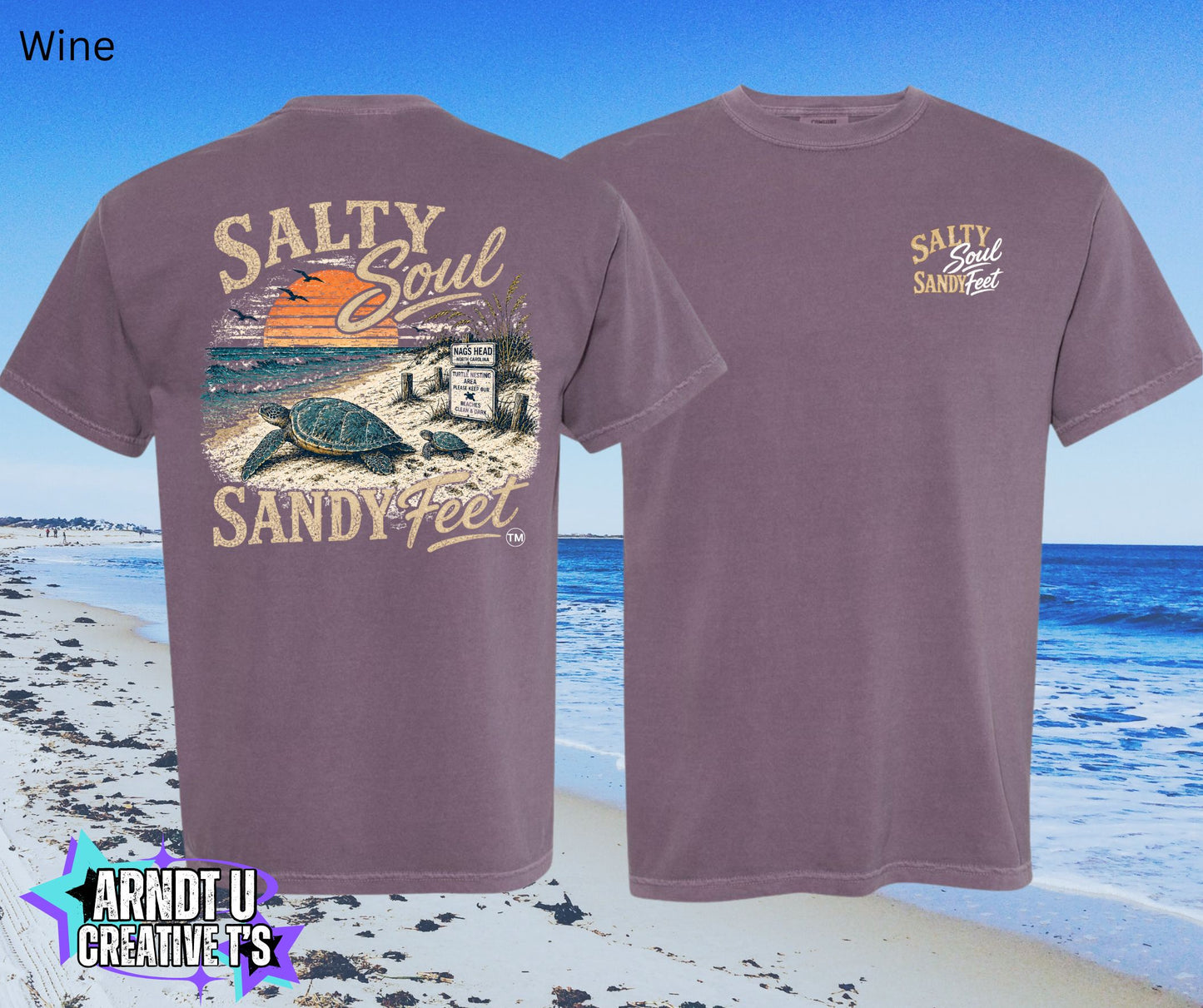Salty Soul Sandy Feet Sea Turtles