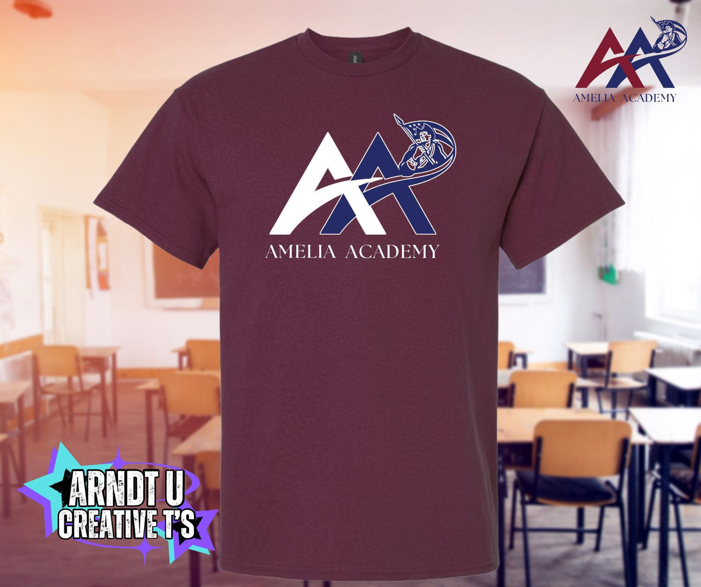 Youth Amelia Academy Front Logo