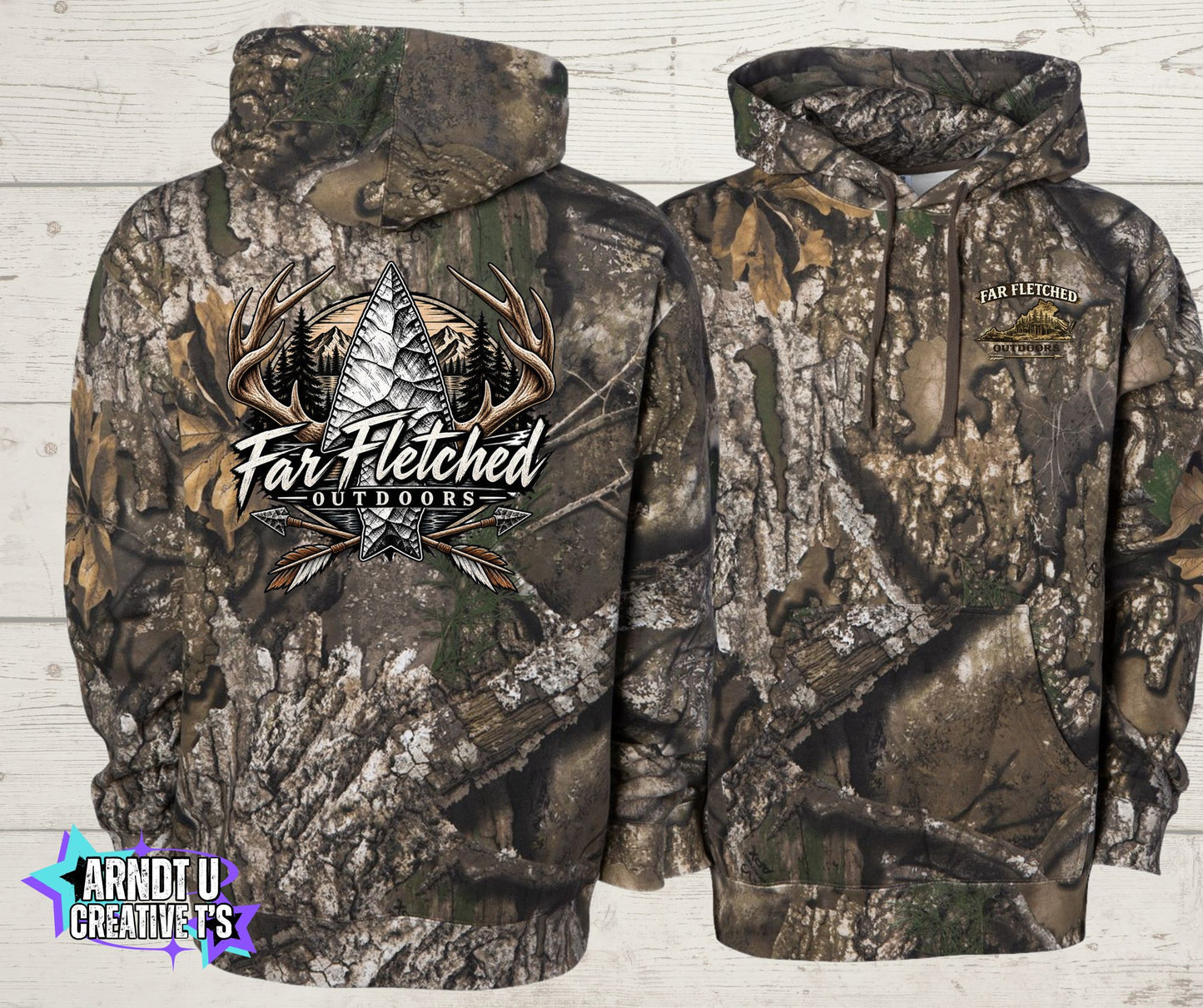 Far Fetched Arrowhead Camo Independent Trading Company Hoodies