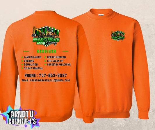 Branch X Branch Land Clearing Crewneck Sweatshirt