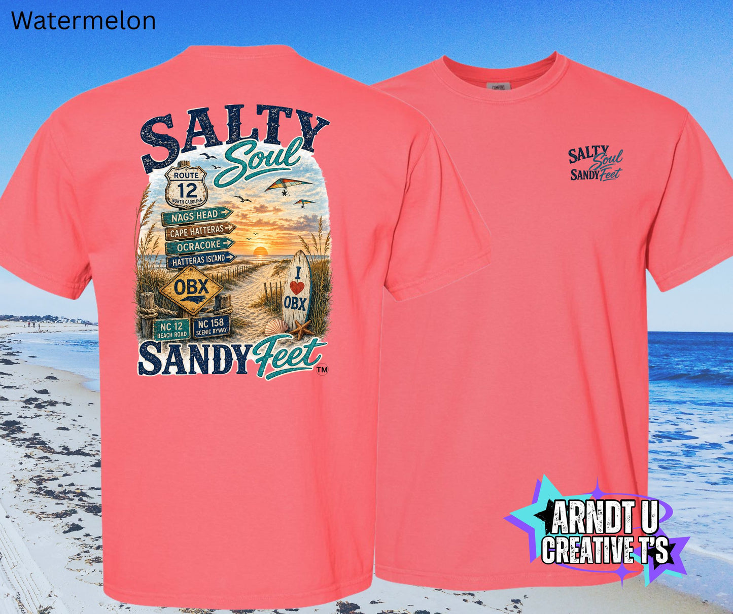 Salty Soul Sandy Feet Road Signs
