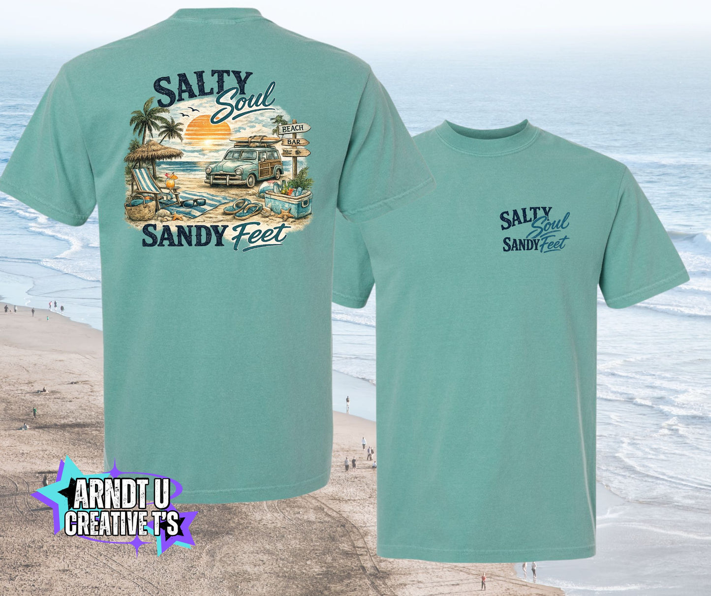 Salty Soul Sandy Feet Old School Beach Wagon