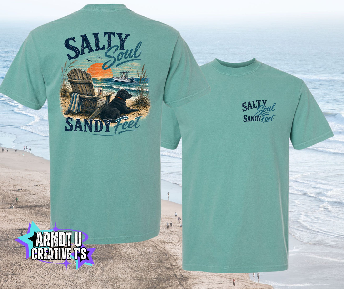 Salty Soul Sandy Feet Black Lab
