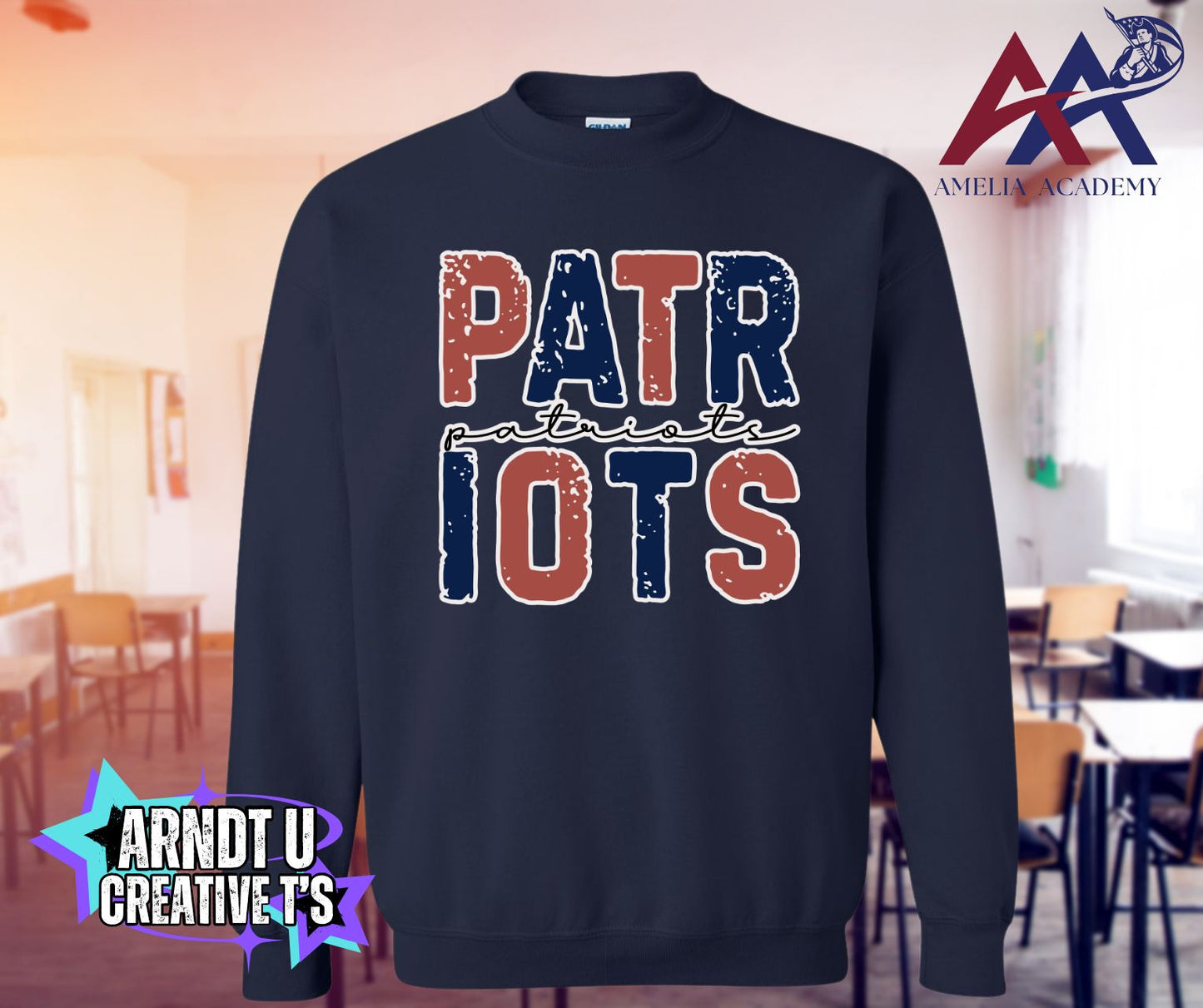 Patriots Block Letters Adult